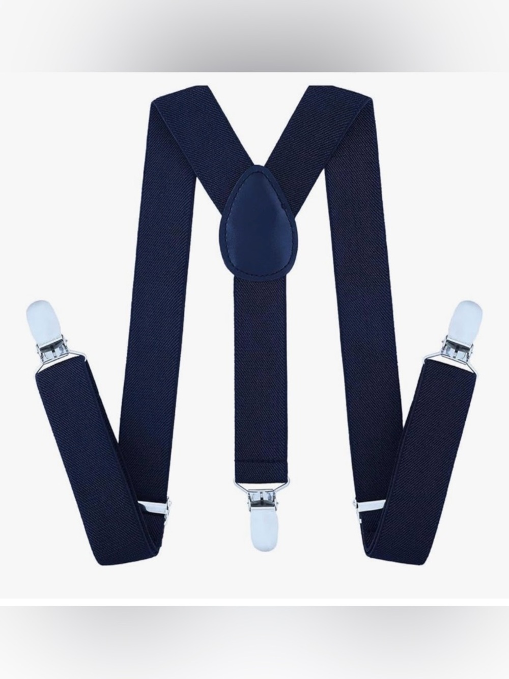AWAYTR Boys Navy Blue Adjustable Suspenders 25 Inches